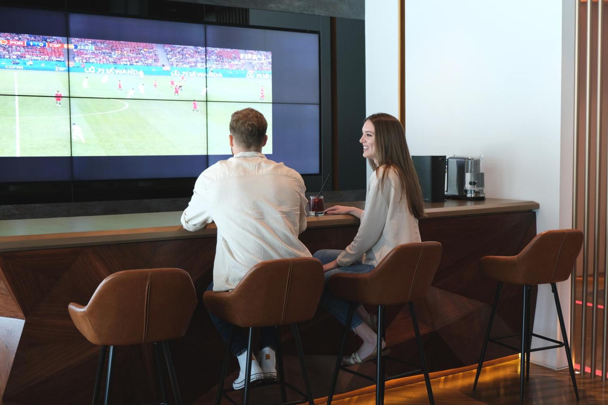 Charthouse Bahrain Hotel Al-Manamah Bagian luar foto The media centre at the Allianz Arena